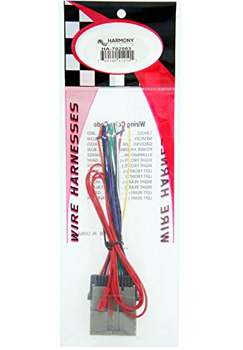 Harmony Audio Compatible With 2003 2008 Pontiac Vibe Ha 702003 Factory Stereo To Aftermarket Radio Harness Adapter Plug